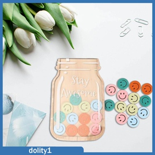 [Dolity1] โหลไม้พฤติกรรมดี เพื่อการเรียนรู้ สําหรับตกแต่งบ้าน ห้องเรียน