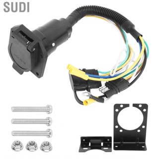 Sudi Trailer Wiring Adapter Plug Rust Proof 4 Way Flat To 7 RV  Stable Towing for Light Duty Trailers