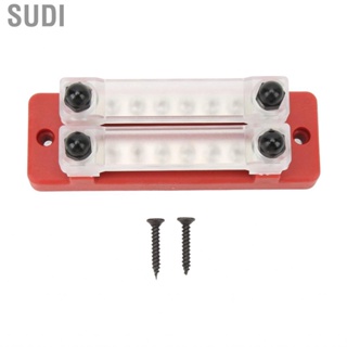 Sudi 12-48V 150A Power Distribution Block 12 Terminal Marine Busbar  Junction for RV Pickup Truck Caravan Car Accessory