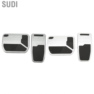 Sudi Accelerator Brake Pedal Aluminium Alloy  Slip Cover Set Replacement for Tesla Model 3 Y 2017-2023