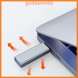 Godd ฮับอะแดปเตอร์ชาร์จ USB 3 พอร์ต 0 เป็น USB Type C ตัวเมีย สําหรับแล็ปท็อป และที่ชาร์จ USB