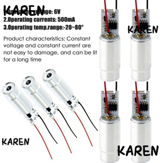 Karen โมดูลไดโอดเลเซอร์ สีเขียว 6V 1-20MW 13 มม. สําหรับโมดูล