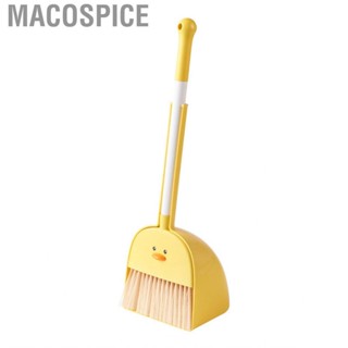 Macospice Kid Mini Broom Dustpan Set Children Cartoon Cleaning Tool Sweeping Toy