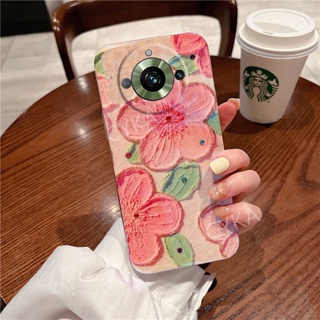 เคสโทรศัพท์มือถือ ซิลิโคนนิ่ม TPU กันรอยเลนส์กล้อง ลายดอกไม้น่ารัก สําหรับ Realme11 Pro 11Pro+ Realme 11 5G 4G NFC C51 C53 Realme 11 NFC Realme 11Pro+