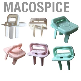 Macospice 20PCS Power Outlet Plastic Cover Flame Retardant Insulation Child Proof Electrical Protector Plug Covers for Baby