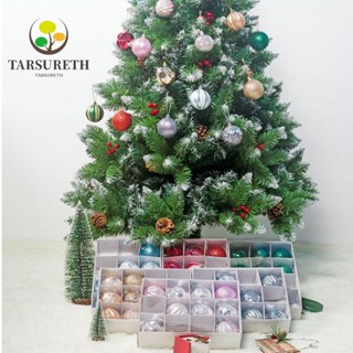 Tarsureth จี้ลูกบอล 6 ซม. สําหรับตกแต่งบ้าน ต้นคริสต์มาส 12 ชิ้น