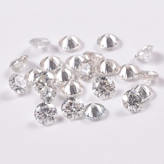 พลอยโมอิส ทรงกลม ขนาด Moissanite 3.5 mm  I/J color for jewelry making