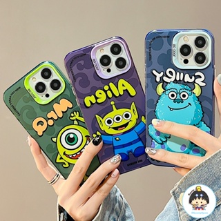 เคสโทรศัพท์มือถือ TPU นิ่ม กันกระแทก กันฝุ่น ลายการ์ตูนมอนสเตอร์น่ารัก สําหรับ IPhone 14 13 12 11 Pro Max X XR