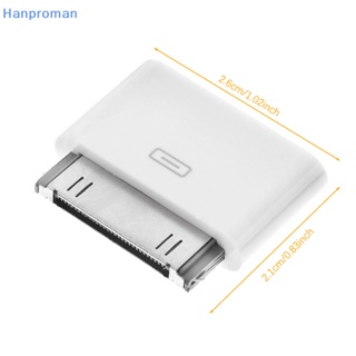 Hanproman&gt; อะแดปเตอร์แปลงสายชาร์จ Micro Usb เป็น 30 Pin สําหรับ Apple Phone 4 4s 3gs Ipod Data Ssynchronization