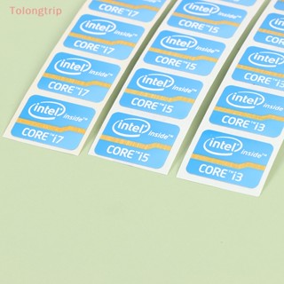 Tolongtrip&gt; สติกเกอร์โลโก้ อัลตร้าบุ๊ก สําหรับติดตกแต่งแล็ปท็อป Intel Core i3 i5 i7