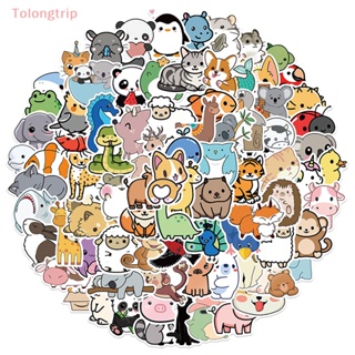 Tolongtrip&gt; สติกเกอร์ ลายการ์ตูนสัตว์น่ารัก คละแบบ สําหรับติดตกแต่งรถยนต์ รถจักรยานยนต์ กระเป๋าเดินทาง โทรศัพท์ แล็ปท็อป 100 ชิ้น