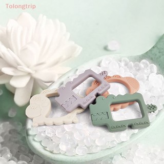 Tolongtrip&gt; แปรงสีฟัน ซิลิโคนนุ่ม ไร้ BPA ดูแลสุขภาพช่องปาก สําหรับเด็ก