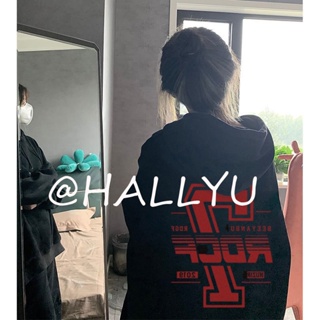 HALLYU  เสื้อผ้าผู้ญิง แขนยาว เสื้อฮู้ด คลุมหญิง สไตล์เกาหลี แฟชั่น  Korean Style Chic fashion ins A98J363 36Z230909