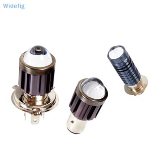 Widefig หลอดไฟโปรเจคเตอร์ Led H4 BA20D Hi/Lo Beam 3000K 6000K อุปกรณ์เสริม สําหรับรถจักรยานยนต์ สกูตเตอร์ ATV 1 ชิ้น