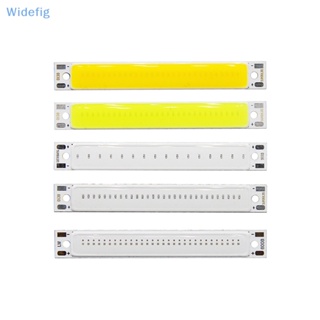 Widefig ขายดี แถบไฟ LED COB 3V 3.7V DC 60 มม. 8 มม. 3W สีขาว น้ําเงิน แดง สําหรับจักรยาน DIY