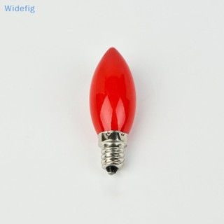 Widefig หลอดไฟ led E12 E14 สีแดง สําหรับตกแต่งบูชาพระพุทธรูป 1 ชิ้น