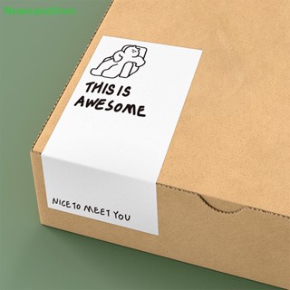 Newsandthen สติกเกอร์ฉลาก ลาย "Just For You" สีขาว 50 ชิ้น