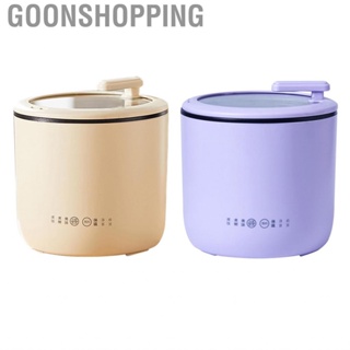 Goonshopping Mini Rice Cooker  6h Reservation Safe Cooking Heater Perfect Heat Dissipation Non Stick Touch Control for Home Travel Dormitory Office Outdoor