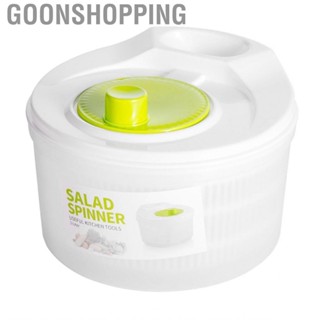 Goonshopping Vegetable Dryer  Salad Spinner Plastic Multifunctional 5L Large  for Home