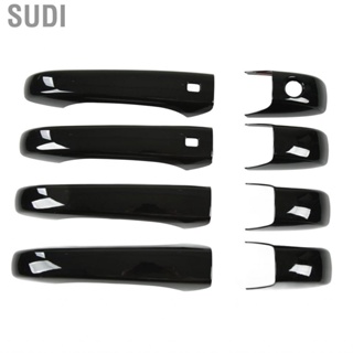 Sudi Exterior Door Handle Cover Glossy Black Great Hand Feeling Scratch Free Outer Trim for Grand Cherokee WK2 WL