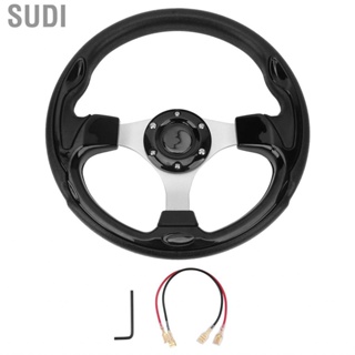 Sudi Car Steering Wheel Driving Easy Clean 13in 330mm Comfortable Touch for Vehicle