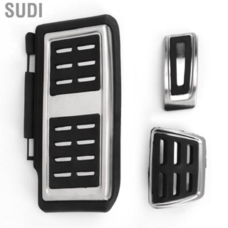 Sudi Foot Pad Pedal Set Rustproof  Accelerator Brake Footrest Pads for Octavia LHD Car