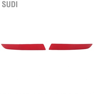 Sudi Bumper Protector 1 Pair Rear Reflector 63147318556 Red Housing Strong Retroreflection Fit For BMW 5-Series F10 LCI car