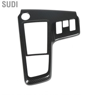 Sudi Gear Shifter Frame  Carbon Fiber Style High Strength  Surface Gears Panel Cover Trim for Car