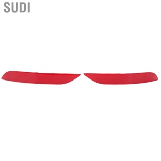 Sudi 63147314883 Durable ABS Rear Bumper Reflector Exquisite Appearance  1 Pair Strong Retroreflection for Vehicle