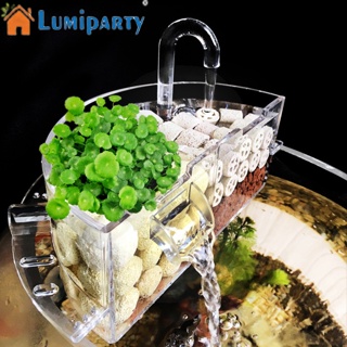 Lumiparty 3-in-1 กล่องกรองน้ําภายนอก เสียงเงียบ สําหรับตู้ปลา