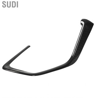 Sudi Gear Box Cover Trim Console Shift Panel Decor High Strength Carbon Fiber Scratch Proof for Car