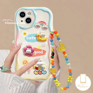 เคสโทรศัพท์มือถือ แบบนิ่ม ลายดอกไม้ เป็ด 3D ไล่โทนสี ขอบหยัก สําหรับ Infinix Smart 6 7 5 6Plus Hot 11 30 10 9 12 8 20 Play Note 12 G96 Hot 8 9 30i 10Lite