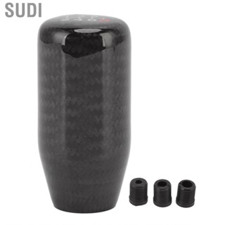 Sudi Carbon Fiber Shift Knob Textured Design Strong Construction Gear Cover for Car