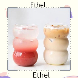 Ethel1 แก้วกาแฟใส ความจุขนาดใหญ่ ทนความร้อนสูง บอโรซิลิเกต