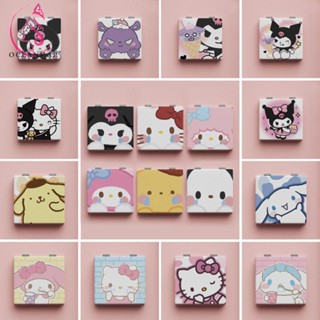 Oceanmap กระจกแต่งหน้า สองด้าน ลาย Kuromi Cinnamoroll Kitty สําหรับหอพักนักเรียน