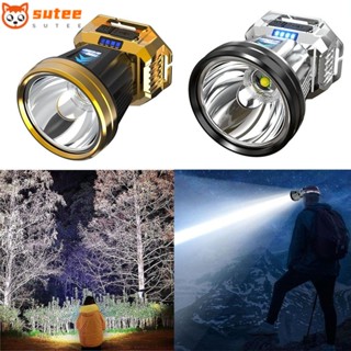 Sutee 2 in 1 ไฟสปอตไลท์ LED ABS พลังงานสูง กันน้ํา ชาร์จไฟได้ สําหรับผู้ชาย