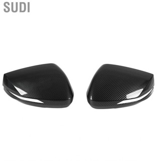 Sudi Side Rearview Mirror Cover Trim  Car Carbon Fiber Style for DIY