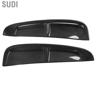 Sudi Side Fender Air Vent Cover Trim Flow Decor High Strength Wear Resistant Carbon Fiber Smooth Surface for Car