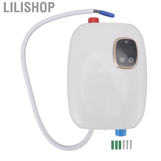 Lilishop 5500W Small Electric Instant Hot Water Heater with Digital Touch Screen Smart Thermostat 220V K