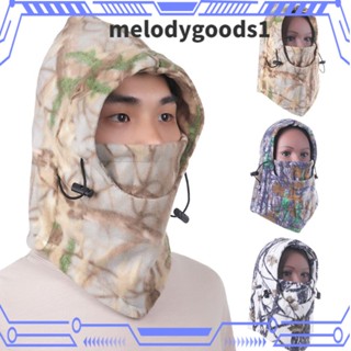 Melodygoods1 หมวกแก๊ปแฟชั่น แบบเต็มหน้า สําหรับเล่นสกี เดินป่า ขี่จักรยาน