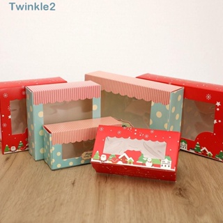 Twinkle กล่องบรรจุขนมไหว้พระจันทร์ คุกกี้ ตังเม แบบใส 10 ชิ้น