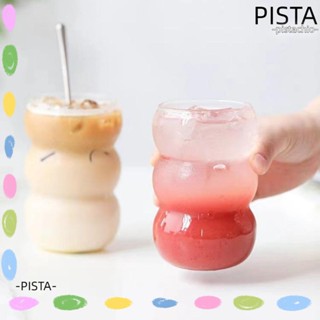 Pista แก้วกาแฟใส ทนความร้อน คุณภาพสูง จุน้ําได้เยอะ ของใช้ในบ้าน