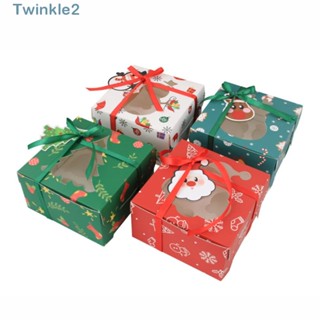 Twinkle ถุงกระดาษ ลายคริสต์มาส สําหรับใส่คุกกี้ อาหารเด็ก