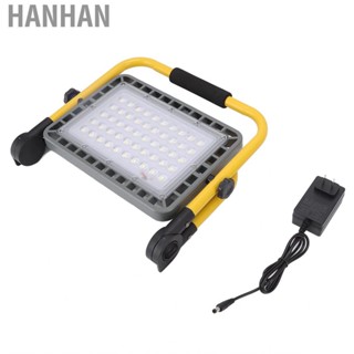 Hanhan Work Light Rechargeable 2 Level 15000lm Adjustable Angle Floodlight 100W New