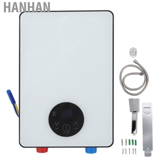 Hanhan Electric Instant Hot Water Heater Instantaneous Prevent Leakage with Shower Head for Home