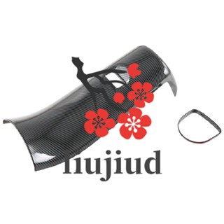 Liujiud สติกเกอร์คาร์บอนไฟเบอร์ ติดช่องแอร์ ด้านหลังรถยนต์ แบบเปลี่ยน สําหรับ BYD Dolphin Atto1 EA1 2022 2023 1 ชิ้น