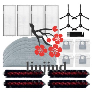 Liujiud แปรงด้านข้าง แผ่นกรอง Hepa ความเร็วสูง อะไหล่สํารอง สําหรับ Roborock S8 Pro Ultra G20 A6900RR