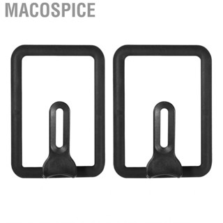 Macospice Glass Rectangle Pan Lid  Thickened Black Cover Standable Safe for Home