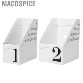 Macospice File Holder  Multipurpose Paper Desktop Organizer Large  Durable for Office Books Magazines Home