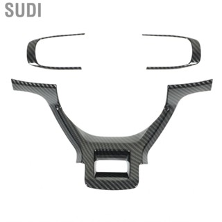 Sudi Steering Wheel Cover Frame Panel Carbon Fiber Pattern  for Vehicle